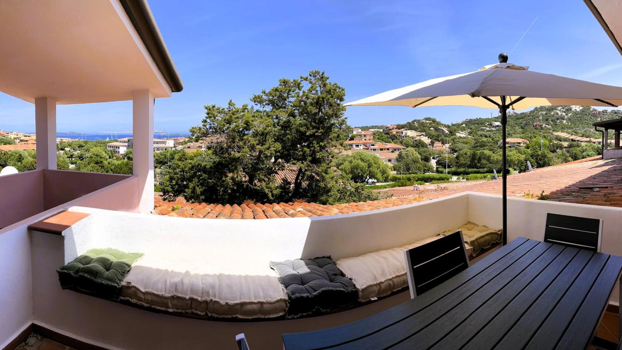 Splendida Vista Mare Zona Centrale Porto Rotondo Posto Auto Privato Luaran gambar
